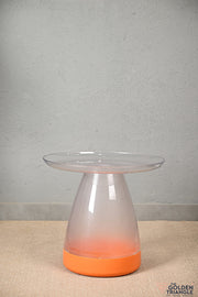 Positano Acrylic Side Table - Orange