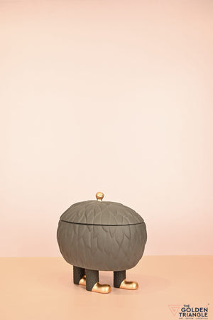 Golden Beast Ceramic Canister