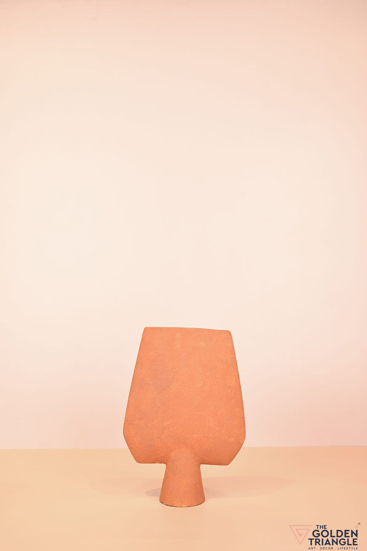 Yukata Ceramic Vase - Rust