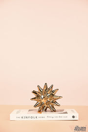Sea Urchin Tabletop Decor - Gold