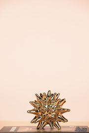 Sea Urchin Tabletop Decor - Gold