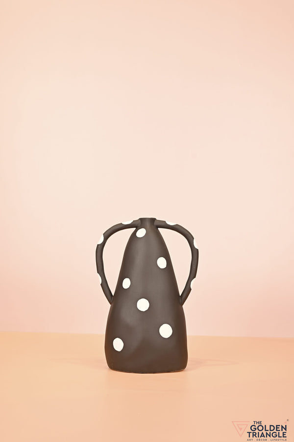 Yumi Ceramic Vase - Black