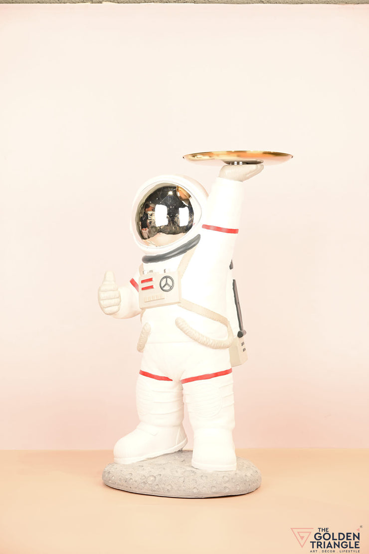 Apollo - Astronaut holding a Tray - Silver