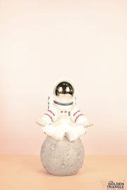Apollo - Astronaut Meditating - Silver