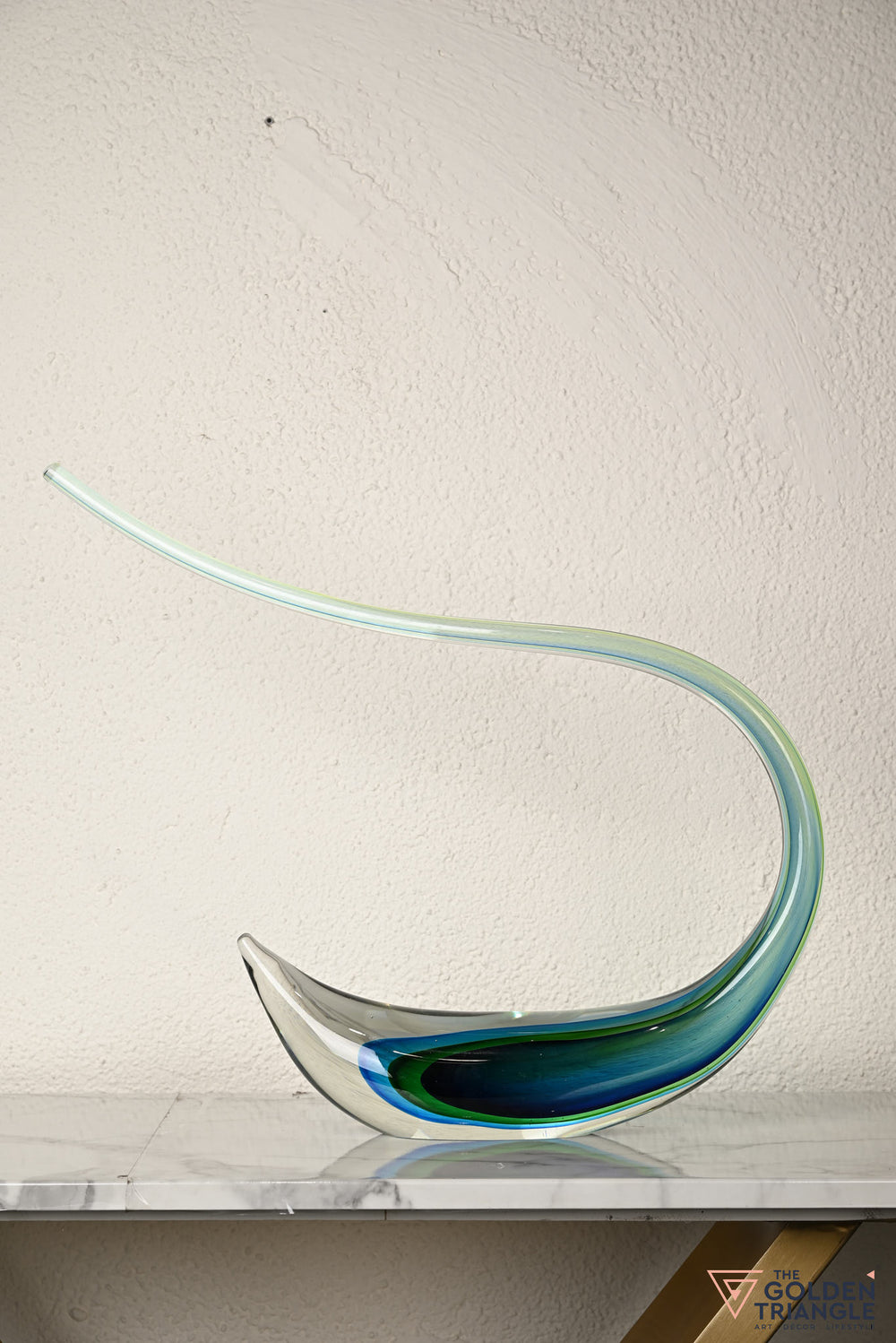 Azure Glass Sculpture