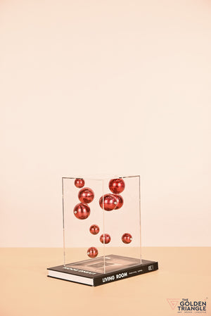 Atomic Allure in a Rectangle Box  - Red