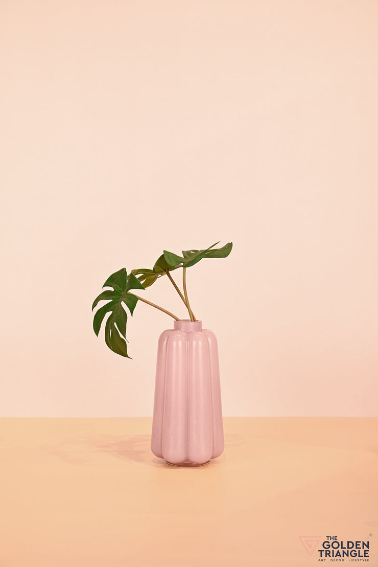 Primrose Glass Vase - Pink