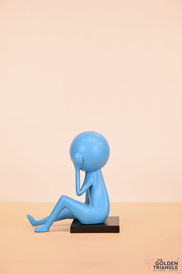 Zoobles - Sitting Artefact - Blue