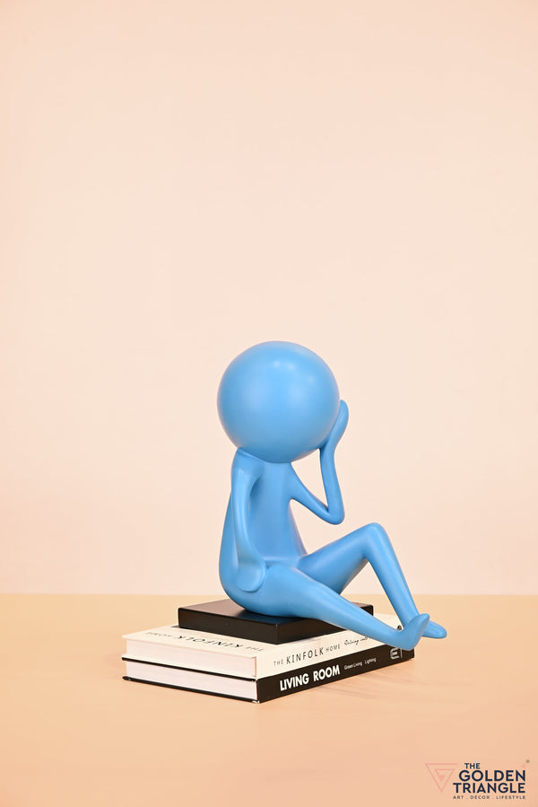 Zoobles - Sitting Artefact - Blue