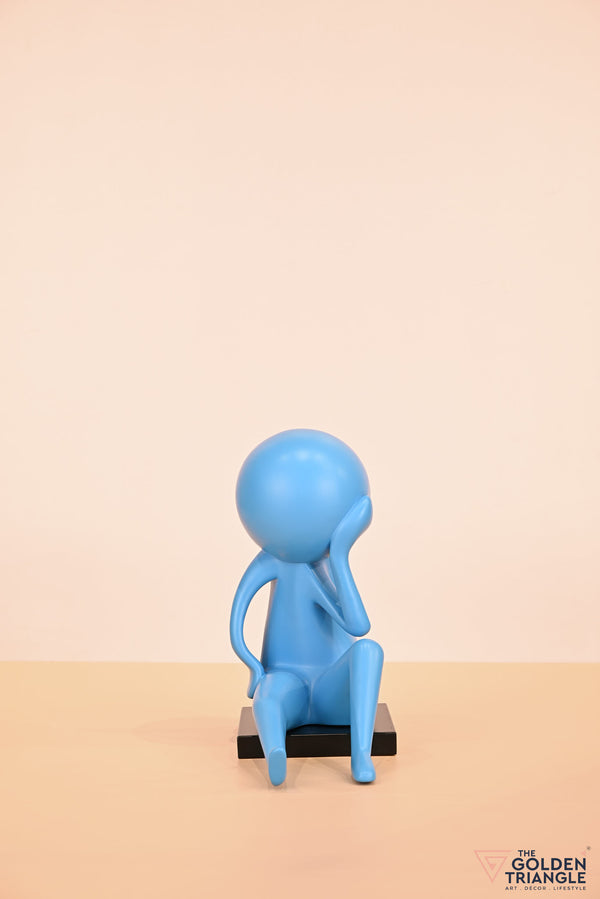 Zoobles - Sitting Artefact - Blue