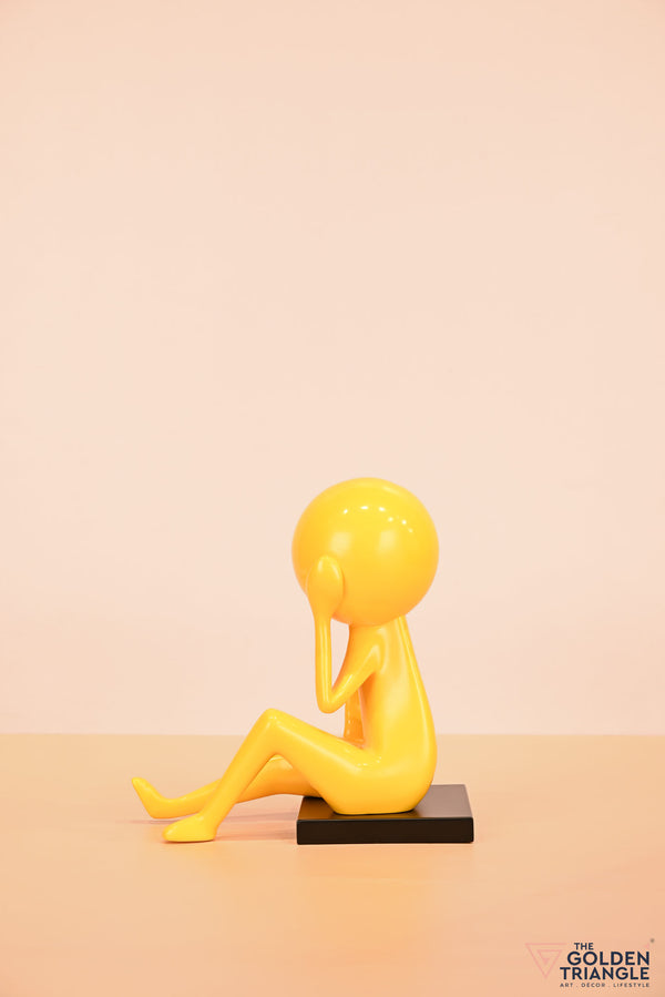 Zoobles - Sitting Artefact - Yellow