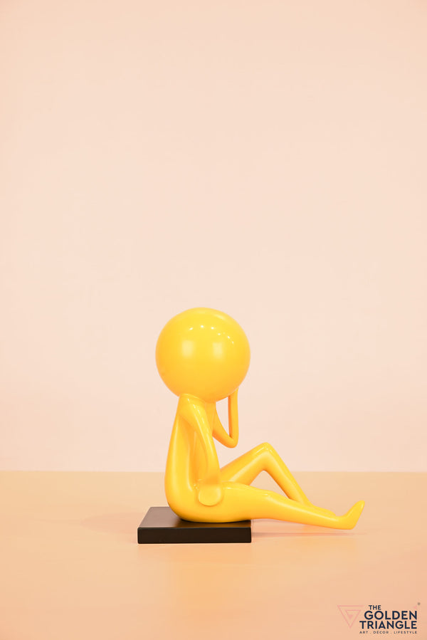 Zoobles - Sitting Artefact - Yellow