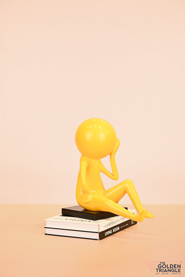 Zoobles - Sitting Artefact - Yellow