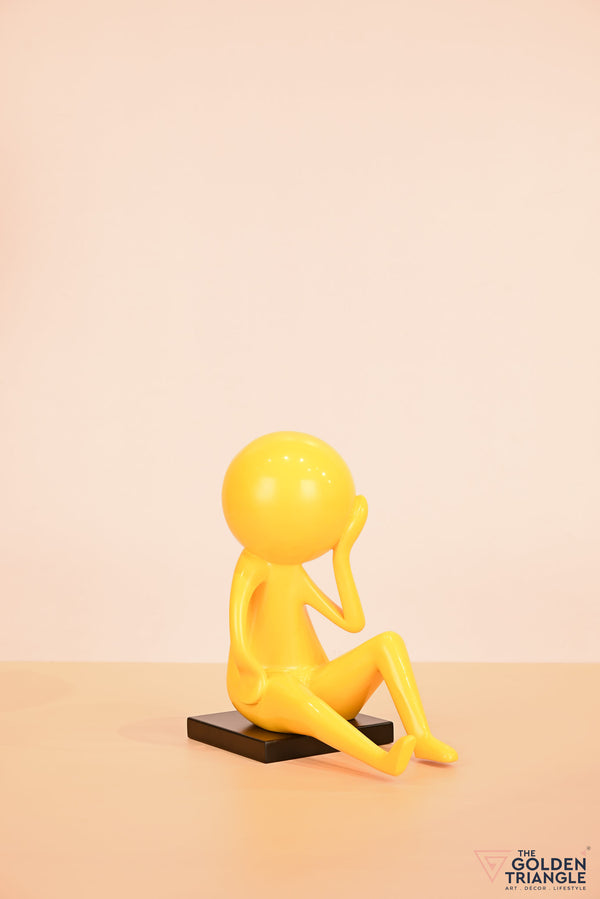 Zoobles - Sitting Artefact - Yellow
