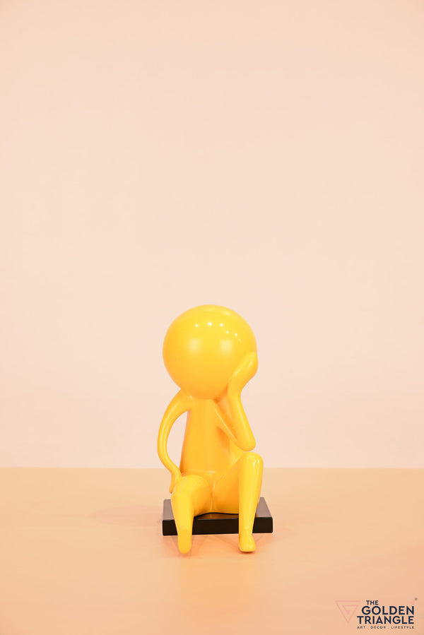 Zoobles - Sitting Artefact - Yellow