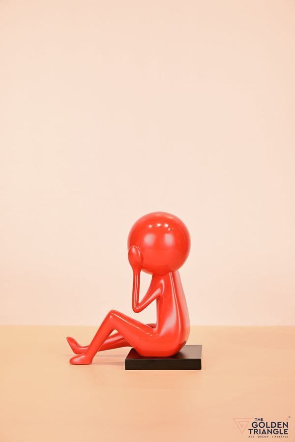 Zoobles - Sitting Artefact - Red