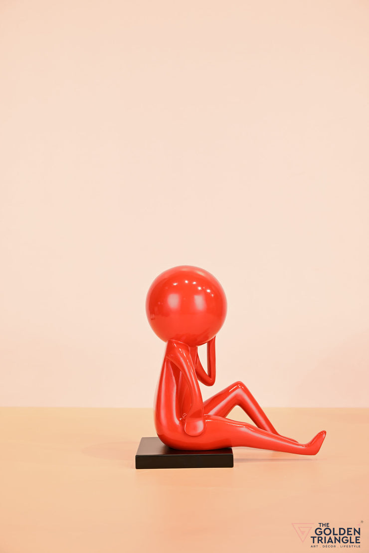 Zoobles - Sitting Artefact - Red