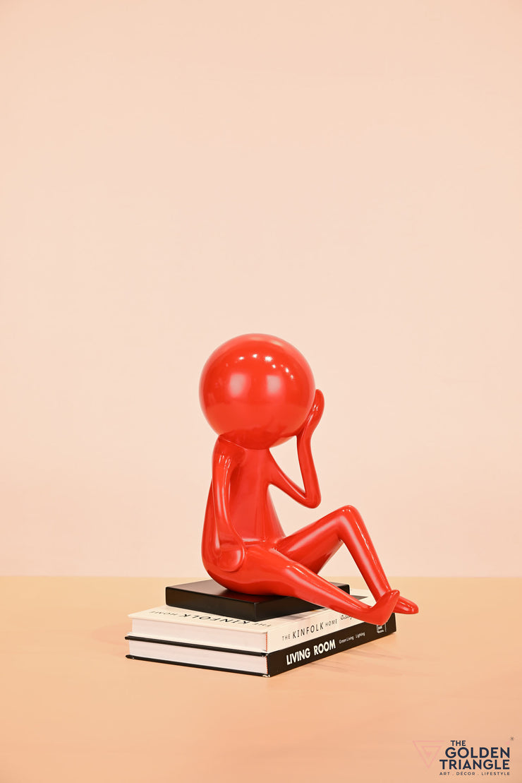 Zoobles - Sitting Artefact - Red