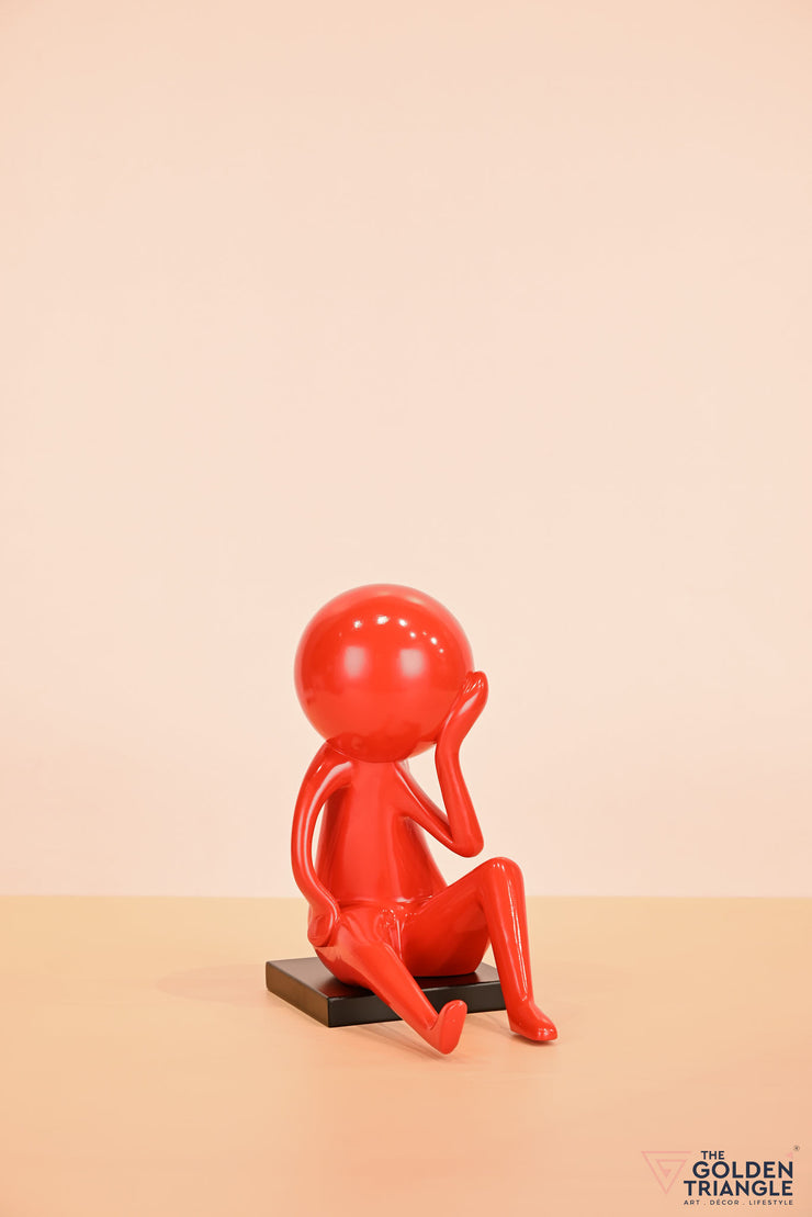 Zoobles - Sitting Artefact - Red