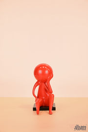 Zoobles - Sitting Artefact - Red