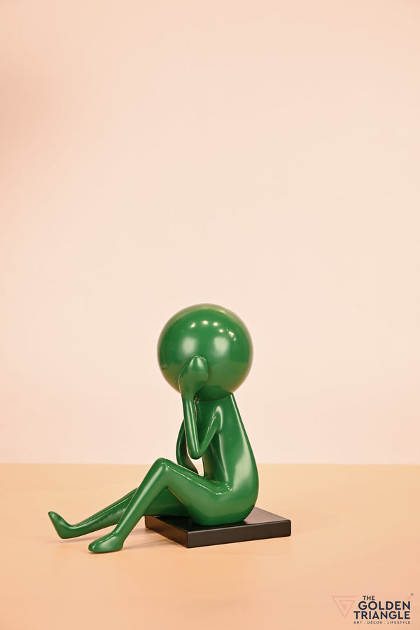 Zoobles - Sitting Artefact - Green