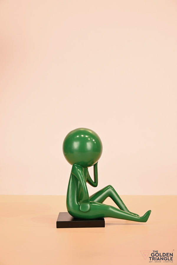 Zoobles - Sitting Artefact - Green