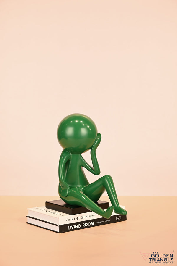 Zoobles - Sitting Artefact - Green