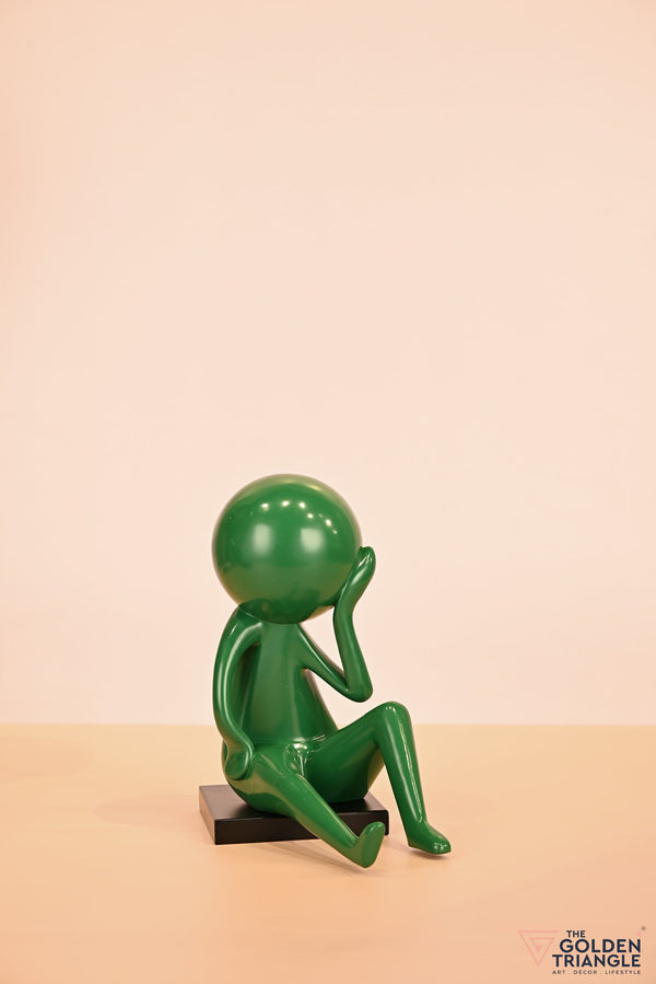 Zoobles - Sitting Artefact - Green