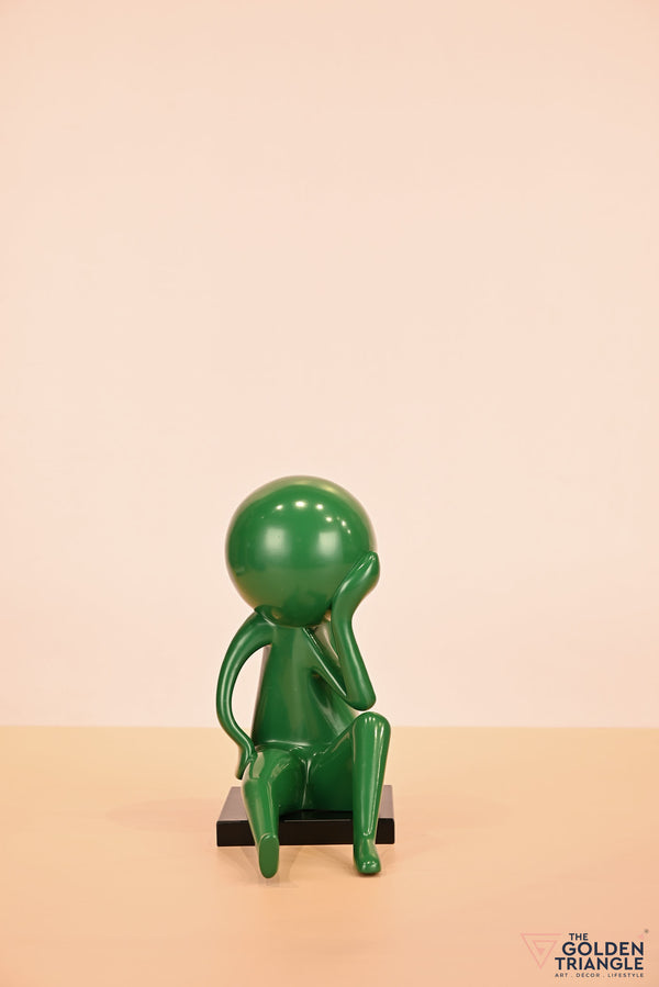 Zoobles - Sitting Artefact - Green