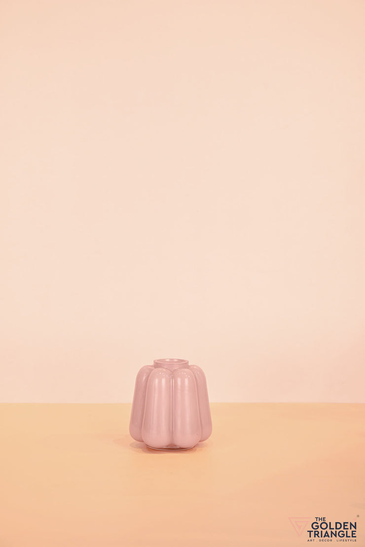 Primrose Glass Vase - Pink