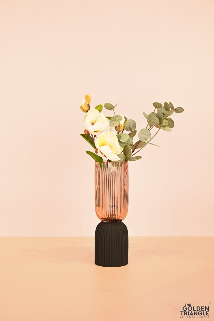 Meadowlark Two-tone Glass Vase