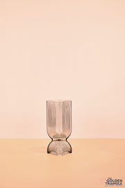 Amethsyt Glass Vase - Smoke