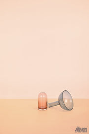 Eliza Funnel Glass Vase - Small - Blue & Pink