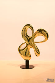 Nebula Abstract Sculpture - Gold