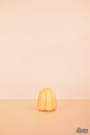 Primrose Glass Vase - Yellow