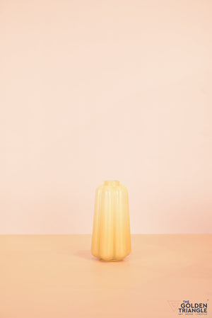 Primrose Glass Vase - Yellow