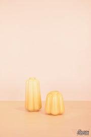 Primrose Glass Vase - Yellow