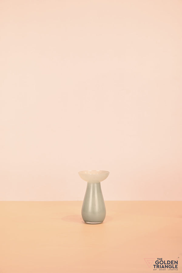 Willow Glass Vase - Blue