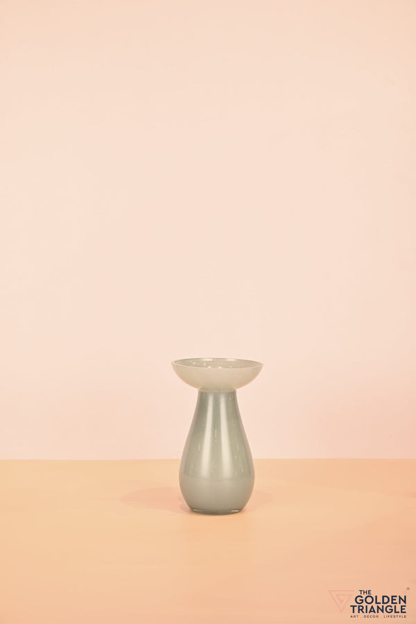 Willow Glass Vase - Blue
