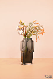 Kiyoshi Glass Vase - Smoke
