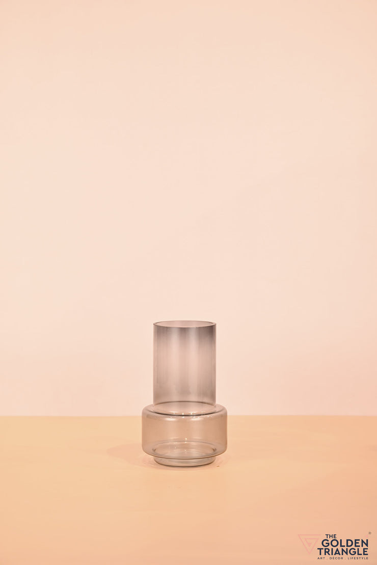 Radiance Glass Vase - Smoke
