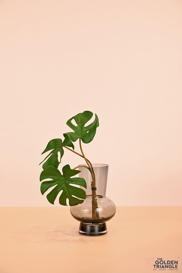 Arabelle Glass Vase - Smoke