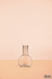 Delphie Circular Glass Vase - Smoke