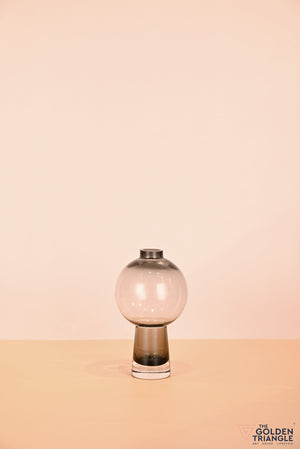Belle Glass Vase - Smoke
