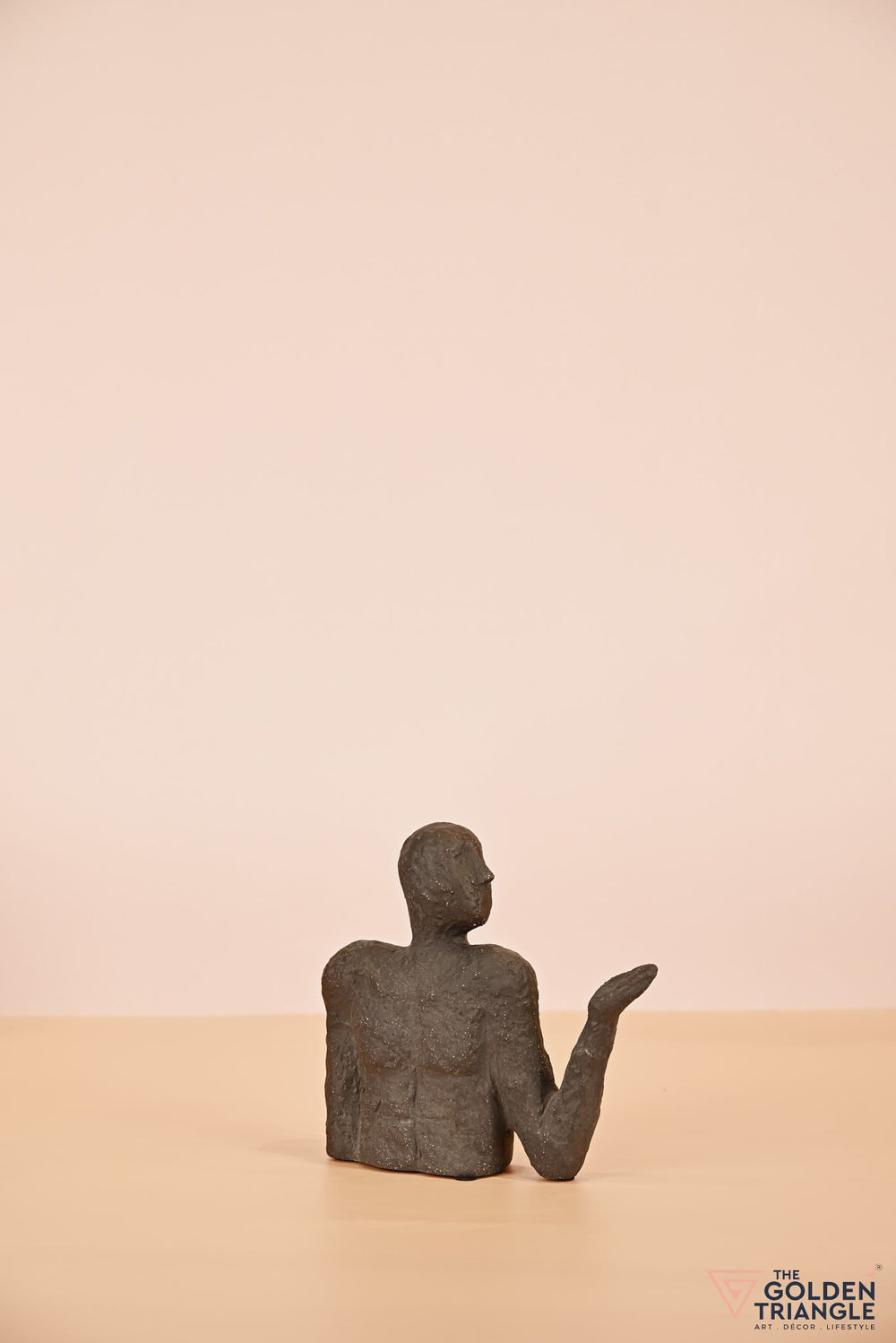 Expressionist Ceramic Face - Talking - Black