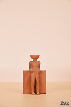 Weathered Wanderer Artefact - Standing - Rust