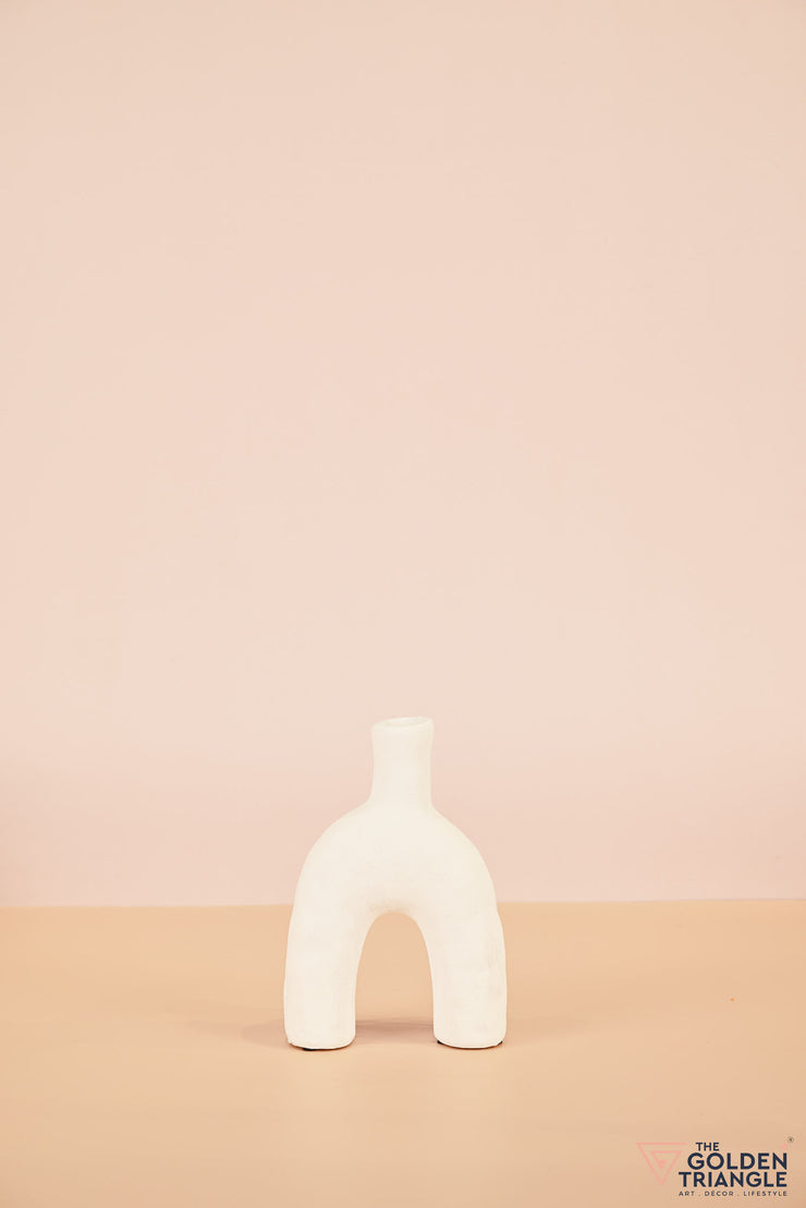 Utopia Ceramic Vase - White