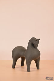 Equine Majesty Ceramic Horse - Black
