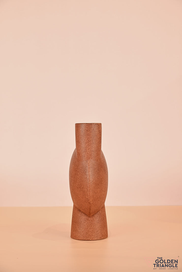 Yoichi Ceramic Vase - Rust