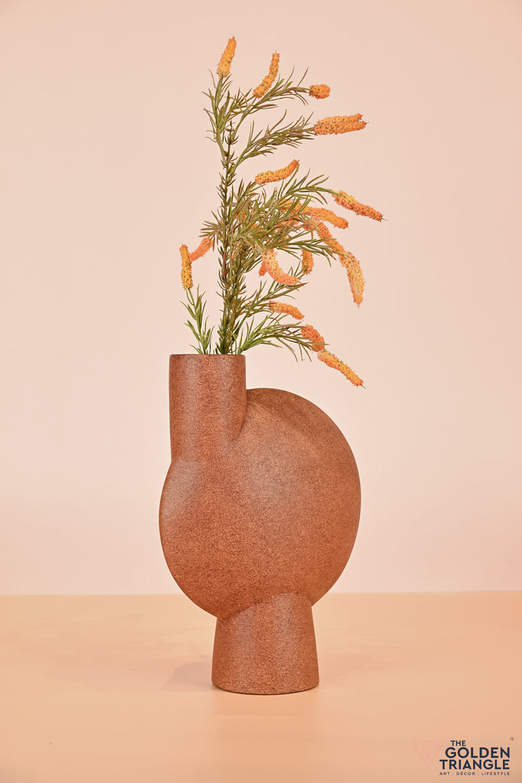 Yoichi Ceramic Vase - Rust